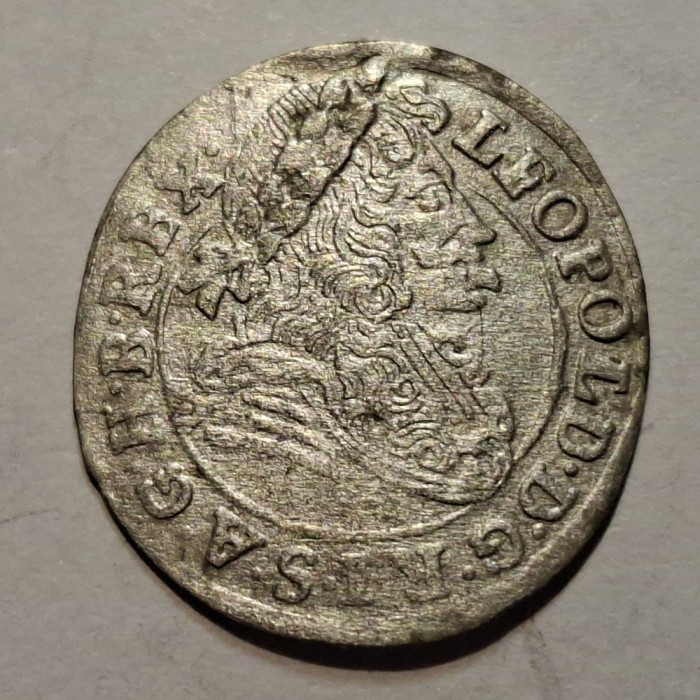 Ungaria 1 poltura 1696 argint Leopold l