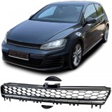 Grilaj radiator tip fagure fara emblema cu banda cromata, potrivit pentru VW Golf 7 12-17, inclusiv GTD Performance AutoTuning