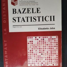 Bazele statisticii- Elisabeta Jaba