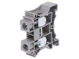 Conector Șine 1,5-25mm2 2 Borne Gri 12mm
