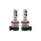Set 2 becuri LED B01 H11 6000K pentru faruri auto, dimensiune apropiata de becul H11 standard Automotive TrustedCars, Oem