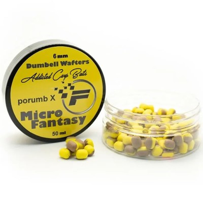 Wafters Addicted Carp Baits Dumbell Fantasy, Porumb X, 6mm, 50ml foto