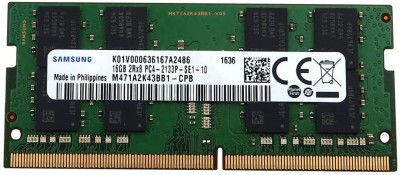 Memorie Laptop Sodimm Samsung 16GB DDR4 2Rx8 PC4-2133P M471A2K43BB1-CPB foto