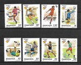 RWANDA 1982 - FOTBAL - WORLD CUP 1982, Nestampilat