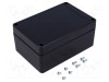 Carcasă universală SUPERTRONIC 85mm X, 125mm Y, 56mm Z BOXELEC ABS neagră