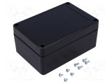 Carcasă universală SUPERTRONIC 85mm X, 125mm Y, 56mm Z BOXELEC ABS neagră
