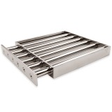 Grilă magnetică 300 x 300 mm cu 6 tuburi - curățare ușoară