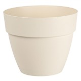 Ghiveci Flori, Plastic, Bej, Diametru 20 cm