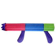 Pistol cu apa pentru copii, multicolor, 32 cm, tub din spuma foto