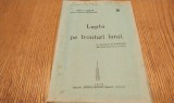 LUPTA PE FRONTURI LARGI - S. D. Mardari - Editura Tipografia "Revista Geniului, 1937, 44 p.+ schite anexate