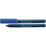 Marker permanent Schneider 240, varf rotund 2 mm, albastru