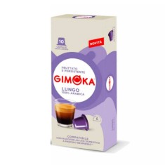 Capsule cafea Gimoka Espresso Lungo compatibile Nespresso, 10 buc