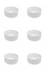 Set boluri, 6 piese, 60 ml, Portelan, Alb