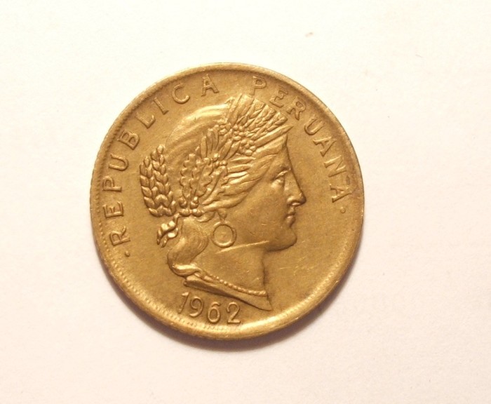PERU 10 CENTAVOS 1962