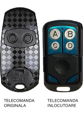 Telecomanda inlocuitoare poarta garaj 2 butoane cod fix frecventa 433.92MHz Came Top 432EV compatibila cu originalul (805) foto