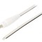 Cablu Alb DC 3,5/1,3 Mufă Dreaptă 0,5m 2x0,5mm&sup2;