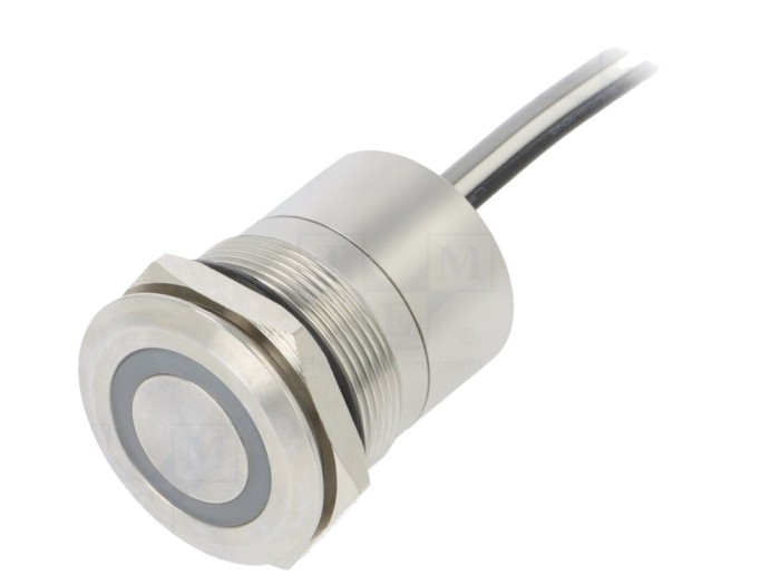 Comutator capacitiv IP68, LED 12V DC