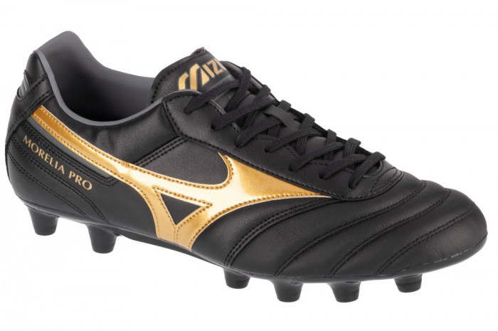 Pantofi de fotbal Mizuno Morelia II Pro FG P1GA231350 negru