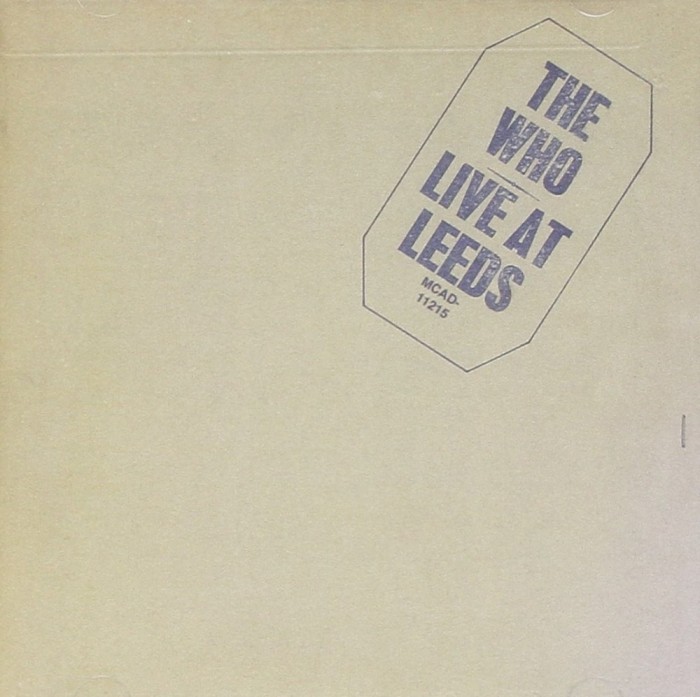 The Who Live At Leeds 200g LP 2017 (vinyl)