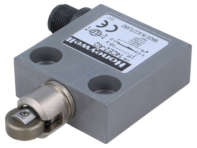 Limitator Cursă Rola Metalică &Oslash;12,4mm SPDT 3A