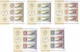Romania, LP 2201a/2018, Ziua Marcii Postale Romanesti, blocuri de 3 timbre, MNH, Nestampilat