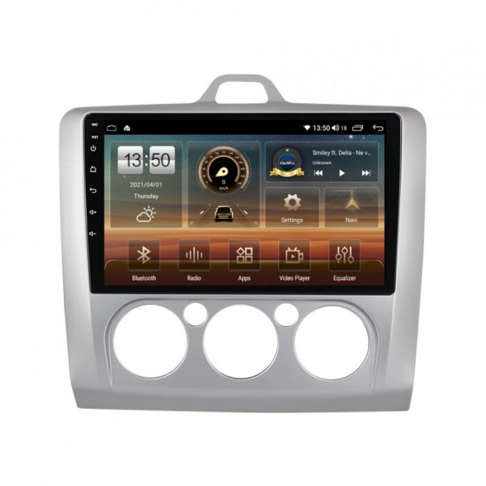 Navigatie dedicata cu Android Ford Focus II 2004 - 2011, clima manuala, 6GB