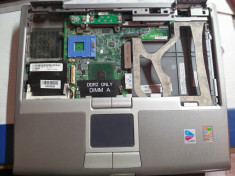 Capac fata si spate, palmrest si bottomcase cu placa de baza Dell Latitude D610 foto