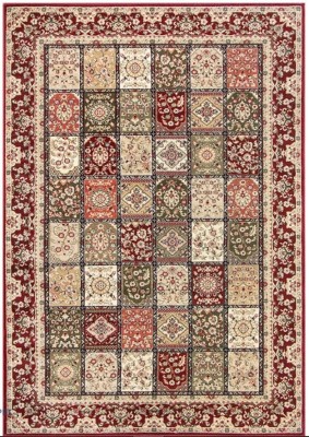 Covor Model Timbre 1518-120, Marime 60 x 110 cm, Rosu, Inaltime Fir 8 mm, Antialergic, Polipropilena, Living, Dormitor, Sufragerie, Birou foto