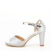 Sandale elegante argintii BLXW7571 128, 38, 40, 41, Argintiu