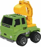 EXCAVATOR FRICTIUNE 1/43,10CM,VERDE
