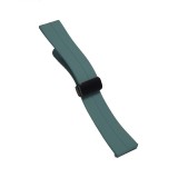 Cumpara ieftin Curea de ceas Gri Petrol din silicon cu inchidere deployant magnetic 20mm, 22mm