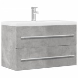 vidaXL Dulap Chiuveta Stejar Artizanal 80x38.5x48cm Lemn prelucrat Maro Corp Baie Suspendat
