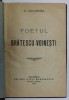Poetul Bratescu - Voinesti, D. Caracostea, 1921, editura Viata Romaneasca, carte stiinta, coperta originala