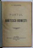 POETUL BRATESCU - VOINESTI de D. CARACOSTEA , 1921