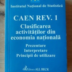 CAEN REV. 1: Clasificarea activitatilor din economia nationala