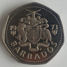 Moneda Barbados - 1 Dollar 1973 - Proof