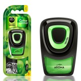 Odorizant auto pentru grila de ventilatie Aroma Car Aroma Ventis Lemon Green, parfum intens, evaporare lenta si de lunga durata, reglare intensitate