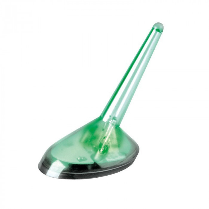 Imitatie antena iluminata intermitent cu LED - Verde LAM70252