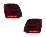 Set lampa spate VW POLO (6R), 2011-12.2017, partea stanga, dynamic indicator; LED; rosu; TUNING,