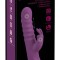 Vibrator Rabbit cu un stimulator de clitoris Silicon lichid - miscare de