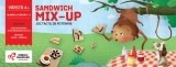 Joc tactil din lemn Chalk and Chuckles Sandwich Mix Up Copii 4-6 ani | Educativ, Memorie, Coordonare, Non-toxic