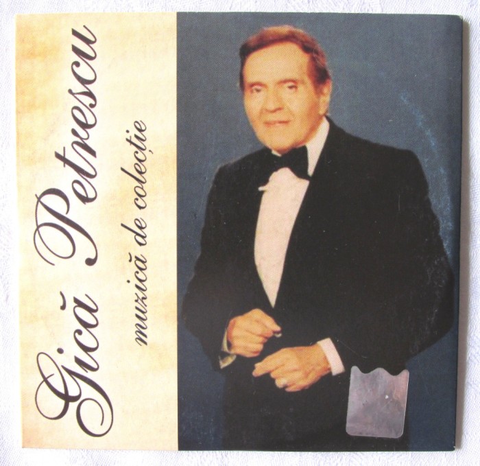 CD: "GICA PETRESCU - Muzica de colectie". JURNALUL NATIONAL. CD original, nou, cu holograma