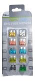 Sigurante auto M-TECH zinc Medium PFS007 12V set 10 buc (5A-30A)