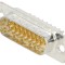 Conector D-Sub HD 26 pini, tată, THT