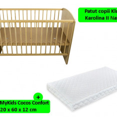 Patut Klups Karolina II Natur + Saltea 12 MyKids GreatGoods Plaything