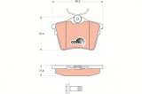 TRW GDB1596 COTEC set placute frana,frana disc