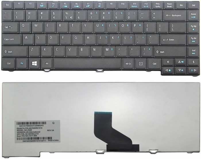 Tastatura laptop second hand Acer Travelmate P633-M P633-V P643-M P643-MG P643-V Aspire 6495 6495T 6495TG 8473T 8473TG US