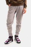 Alpha Industries pantaloni de trening din bumbac culoarea gri, melanj 118365.643-grey