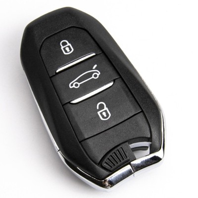 Carcasa cheie auto Techstar 3 butoane compatibila Citroen C2, C3, C4, C5, Berlingo, Jumper, Jumpy, Xsara &amp;ndash; lama HU83 foto