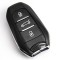Carcasa cheie auto Techstar 3 butoane compatibila Citroen C2, C3, C4, C5, Berlingo, Jumper, Jumpy, Xsara &ndash; lama HU83